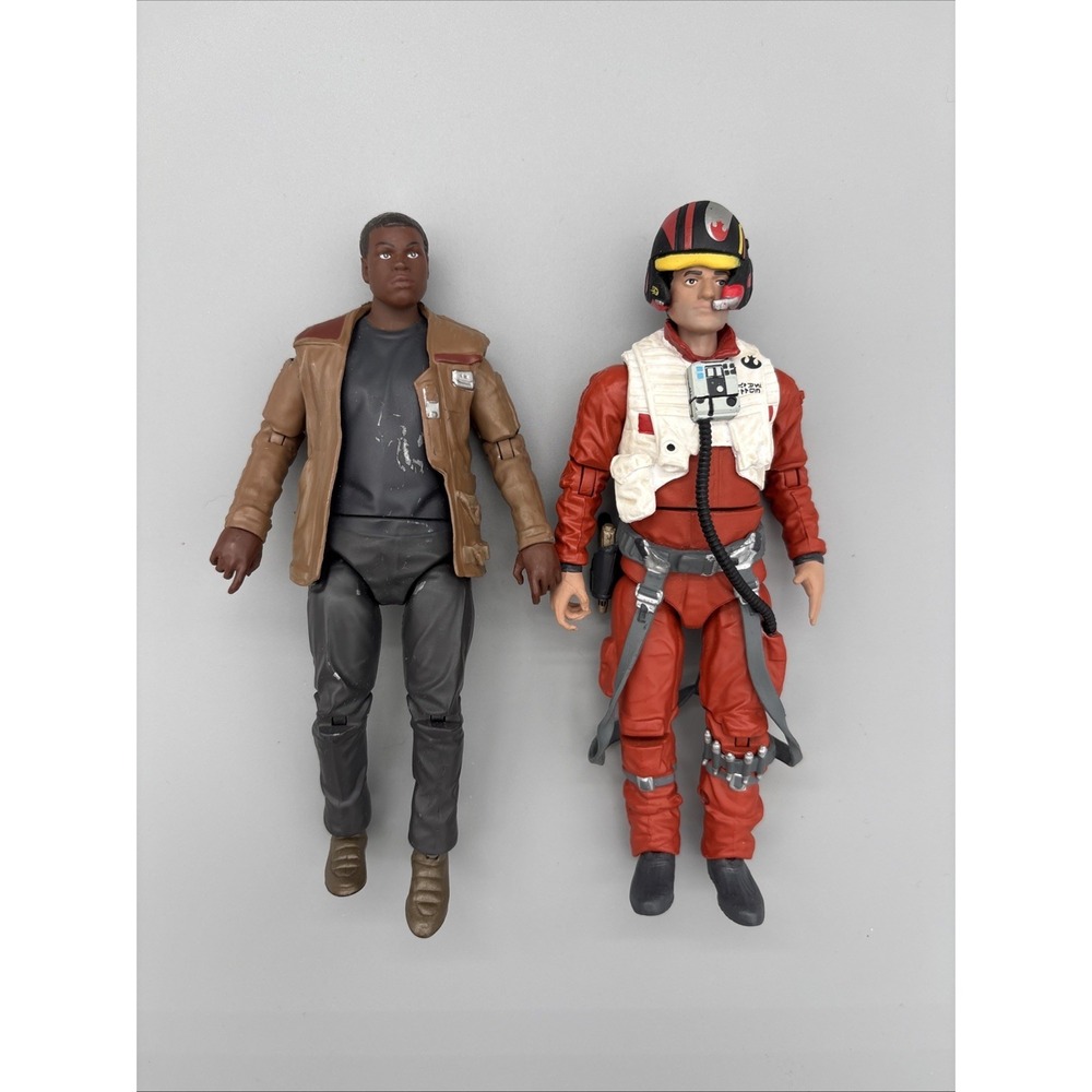 Star Wars Finn & Poe Dameron X-Wing Pilot 6.5" Articulated Action Figure